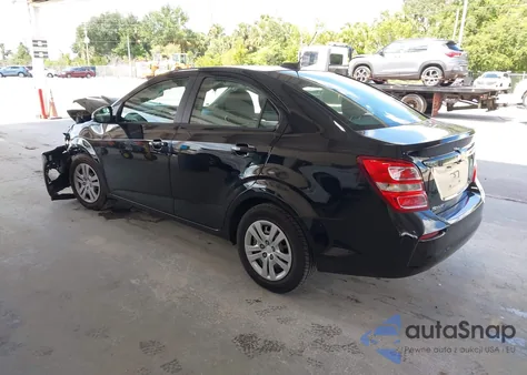 2017 Chevrolet Sonic Ls Auto из США, поврежденный, VIN 1G1JB5SH0H4160407